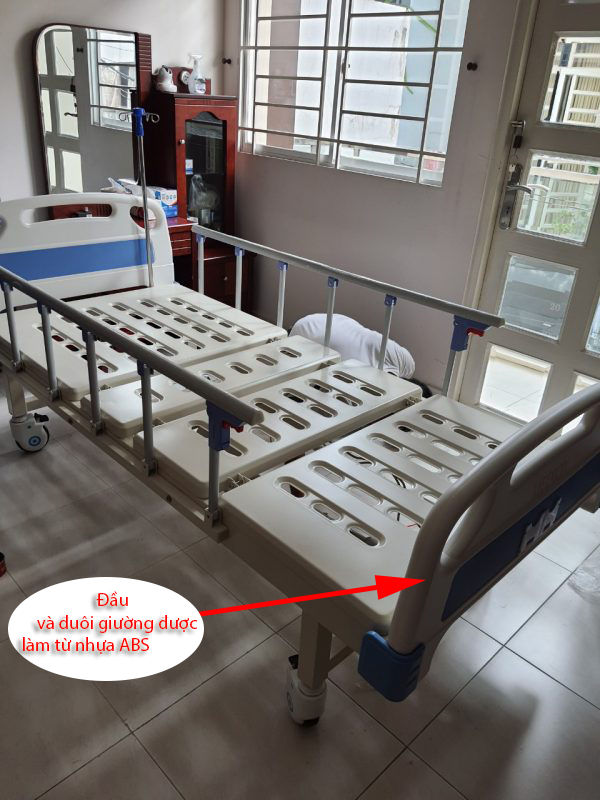 Giường lucass được làm từ thép sơn tĩnh điện